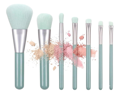 Brush Kit, Face, Cheek & Eye Brush Set, Makeup, For Foundation, Blush, Bronzer, Concealer, & Eyeshadow, Quality Makeup Tools, 6 Piece- COVER