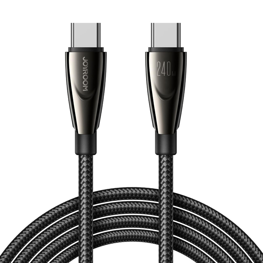 Joyroom SA31-CC5 240W USB-C to USB-C Cable, Ultra Fast Charging & Data Transfer Type-C Cable, 1.2 Meter High Power Cable for Laptop, Tablet & USB-C Devices, Black