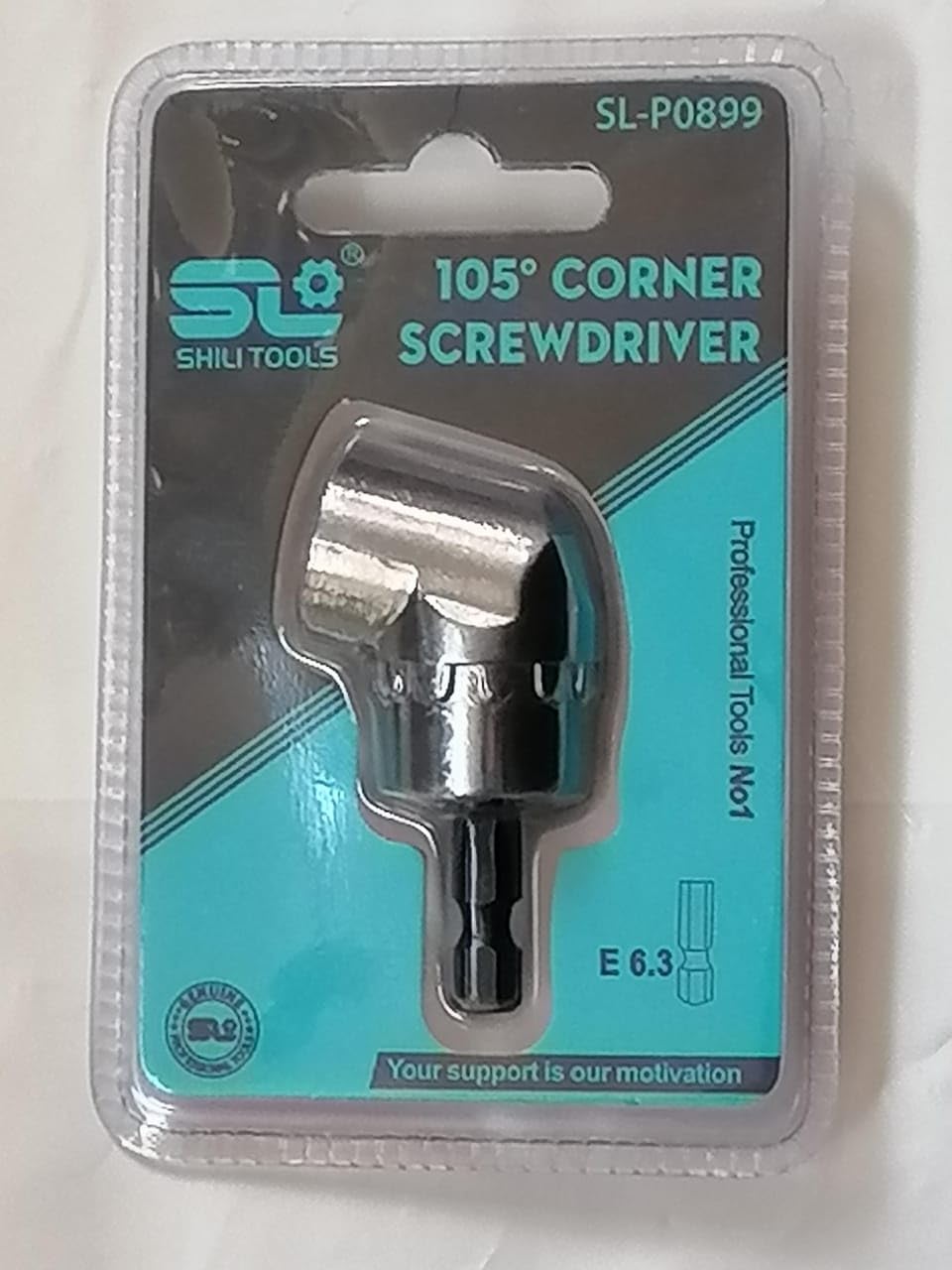 SHILI TOOLS 105 Degree 1/4" E 6.3 Angle Screwdriver Code SL-P0899