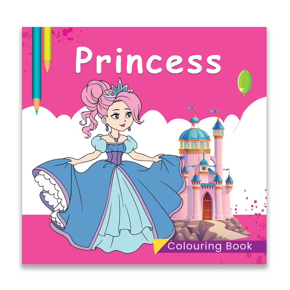 Set of 3 Coloring Books and Stickers for Kids