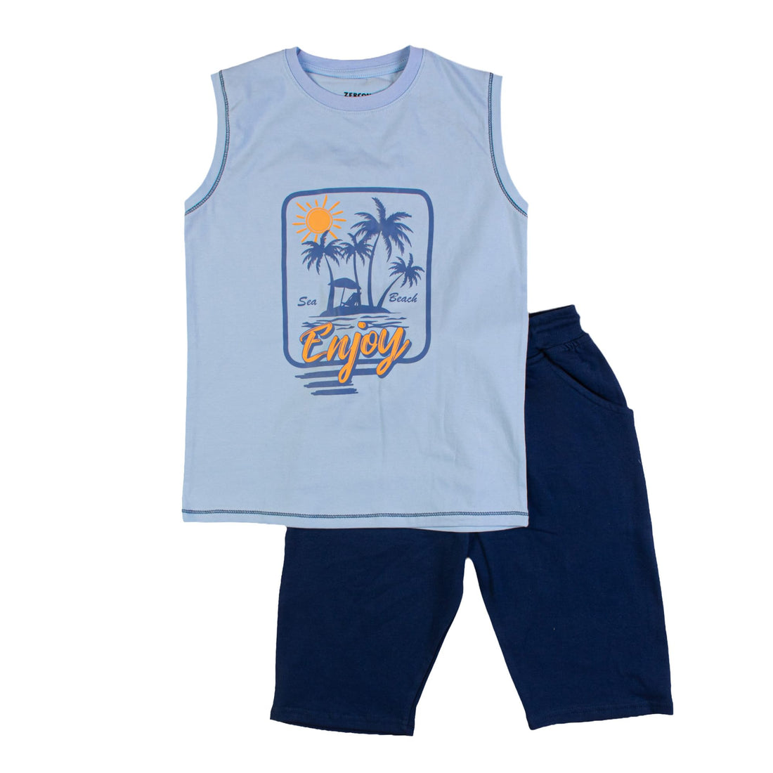 Zercon Summer Pajama Set for Boys 8175_6-12 years