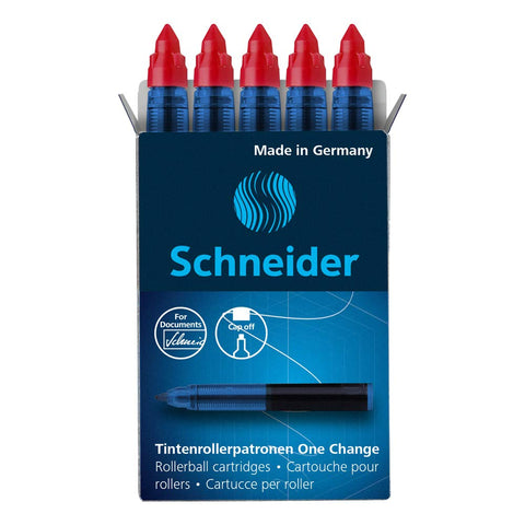 Rollerball cartridge One Change red Box 5 pieces