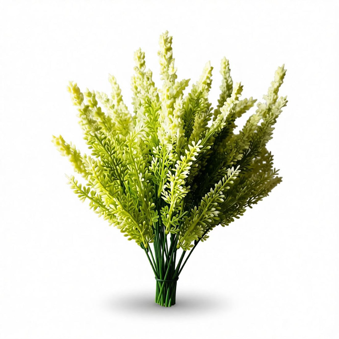 Silk Dandelion Flowers - Luxurious White Artificial Bouquet with Eucalyptus Leaves for Wedding Tables, Living Room, and Event Styling, Fade-Resistant and Dust-Free (model 2)