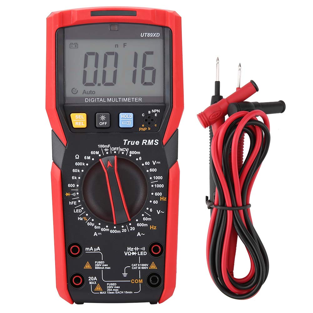 UNi T UT89X / UT89XD Digital Multimeter Measurement NVC, Ammeter Measures AC/DC Voltage Tester With Temperance Test (UT89XD)