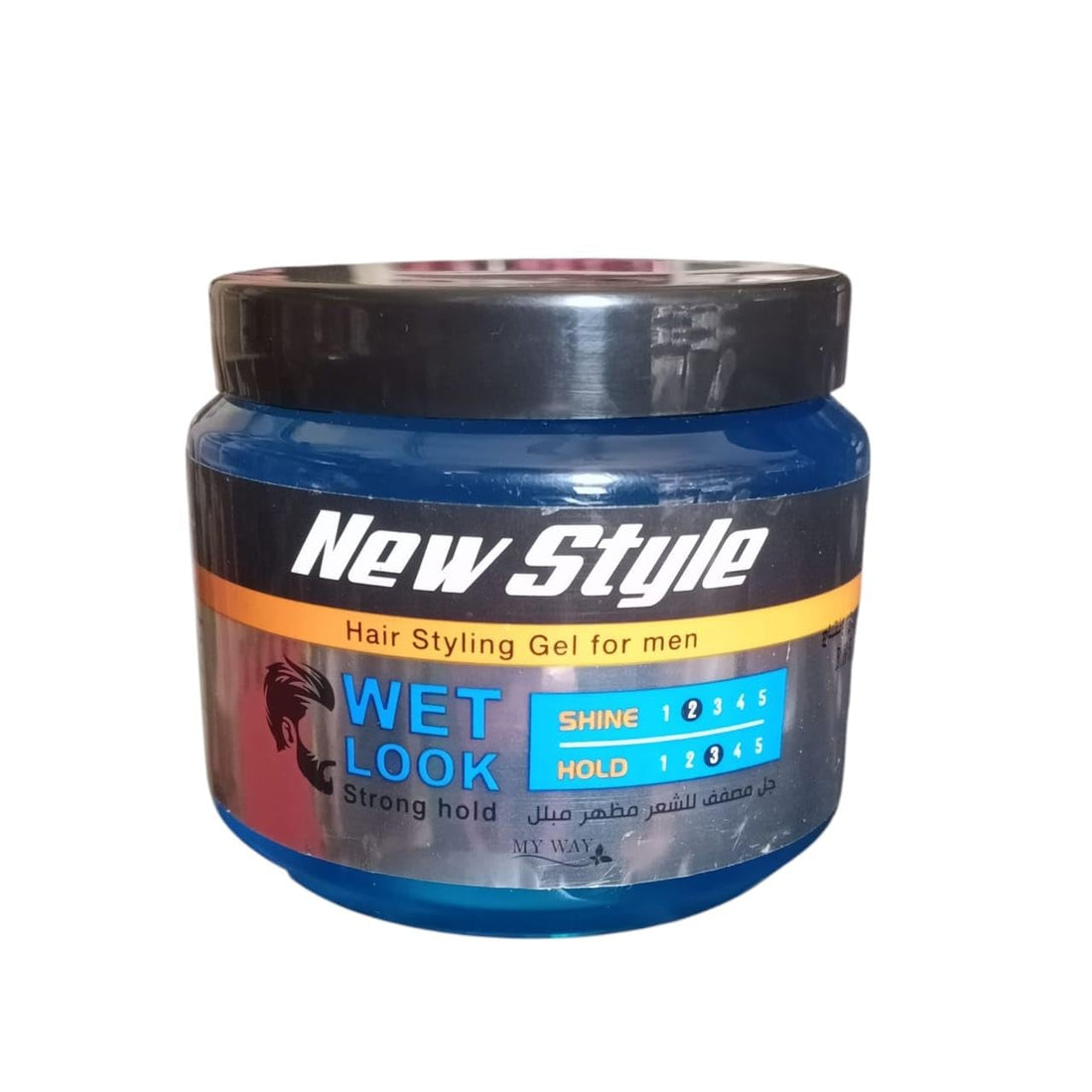 Hair Styling Gel for Men, Wet Look, Strong Hold, High Shine, 250g