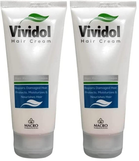 Vividol Hair Cream, 100 g (Pack of 2)