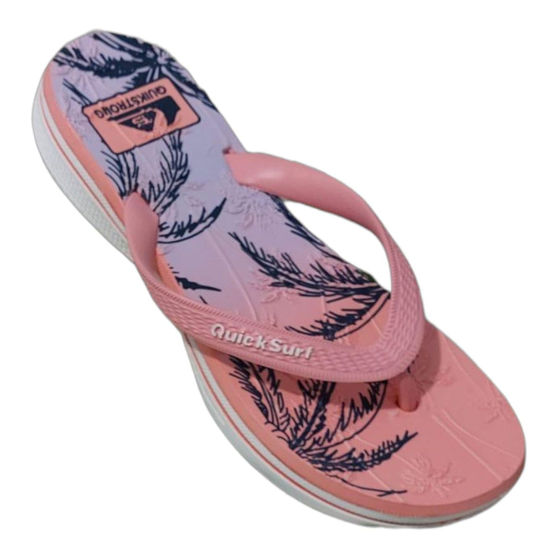 Sliper for women Beach Flip Flops, Palm Tree Pattern, Multicolor