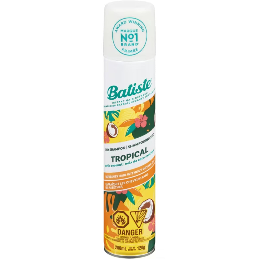 batiste coconut & exotic tropical - dry shampoo - 200 ml