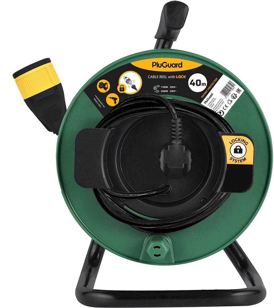 Power Lock PluGuard Extension Cable 40 m with outlet