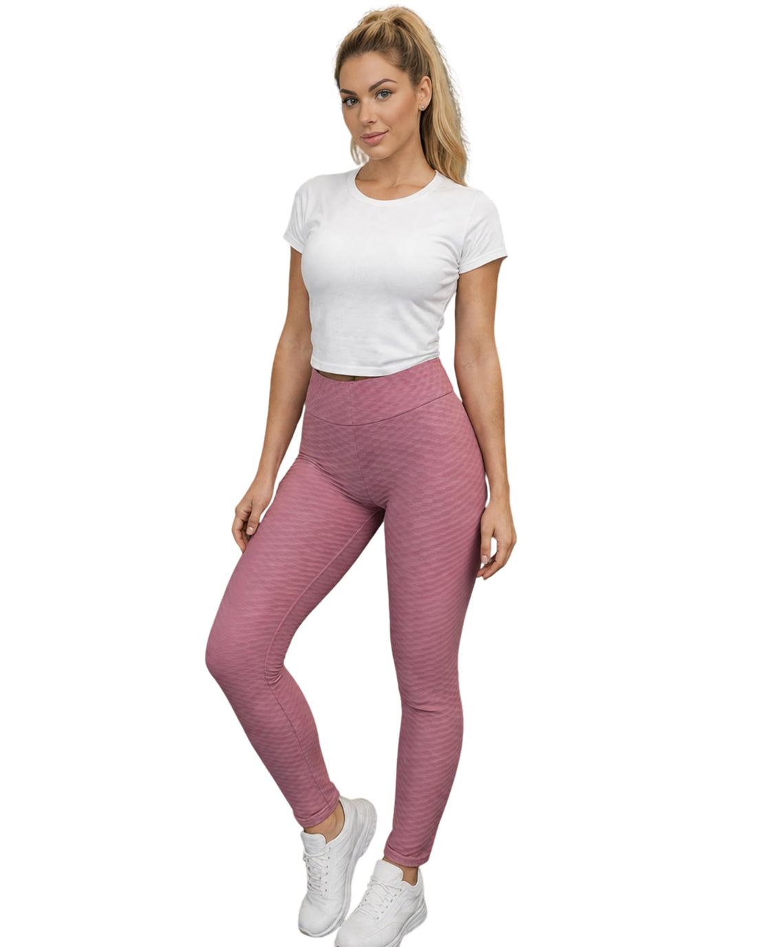 ISTANBUL MODEL Jacquard Leggings for Women, Ultra-Soft 100% Microfiber, Stretchy High-Comfort Fit, Premium Everyday Wear
