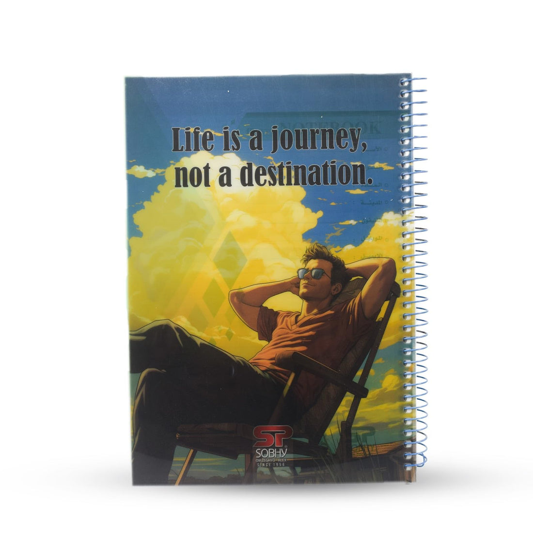 Plastic Cover A4 Notebook – Durable, Various Designs, 80 Sheets, High-Quality Lined Paper for School, Office & Daily Notes