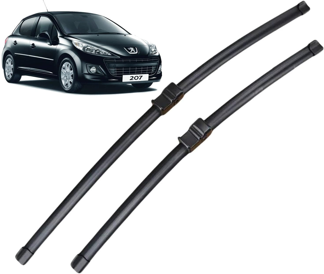 Windshield Wiper Blades, 19/24 Inches, Set of 2 suitable for peugeot 207