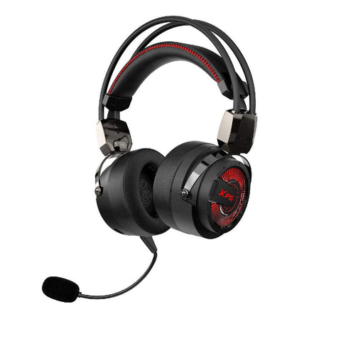 XPG Precog Gaming Headset with Mic Hi-Fidelity Dual Drivers 7.1 Virtual Surround Sound (XPG Precog), One Size