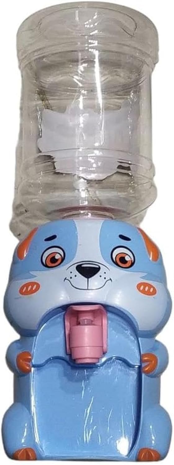 Water Dispenser,Toy Simulation Animal Shaped Drink Water Dispenser with Water Bucket Desktop Water Cooler Dispenser for Kids Cartoon Drink Water Dispenser(DOG)