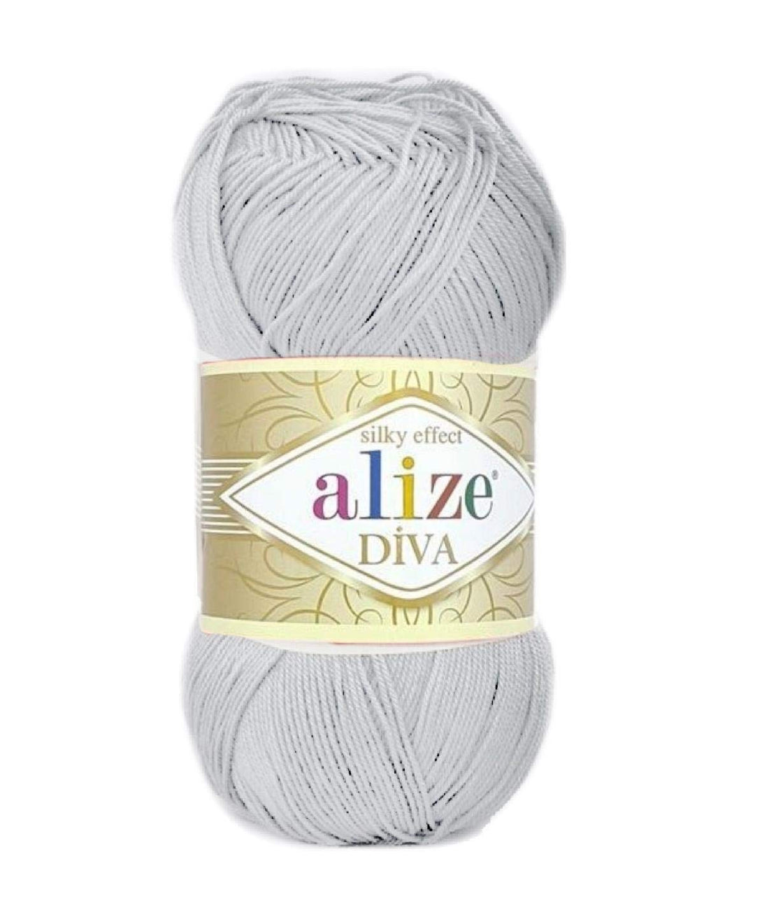 Silk Effect Light Grey Colour No.168 Crochet and Knitting Yarn