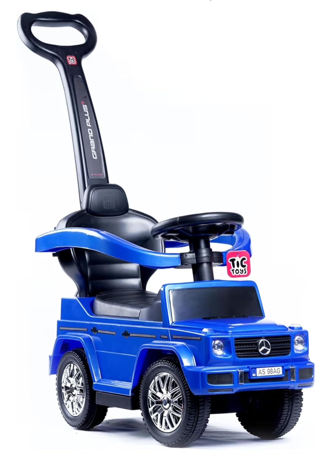 Tic Toys "Grand Plus" Ride On Car - Baby Stroller 1-7 Years (blue)
