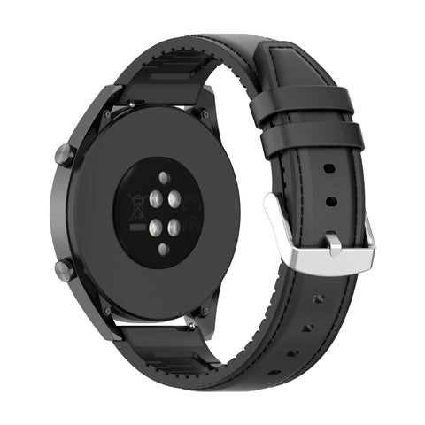 BabyValley Leather Bands intended for Huawei Watch GT3 46mm/GT Runner/Watch 3 Pro/Watch 3 Wristband Strap Bracelet Replacement for Huawei GT 3 46mm/GT 2 Pro Smartwatch Accessories
