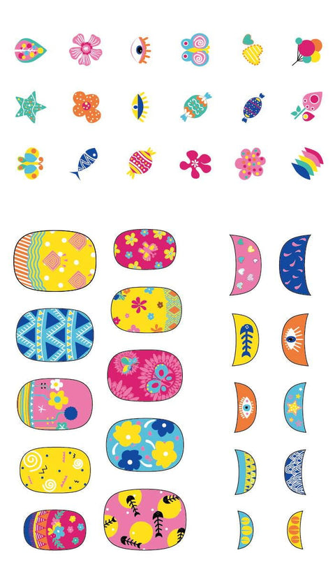Avenir nail sticker