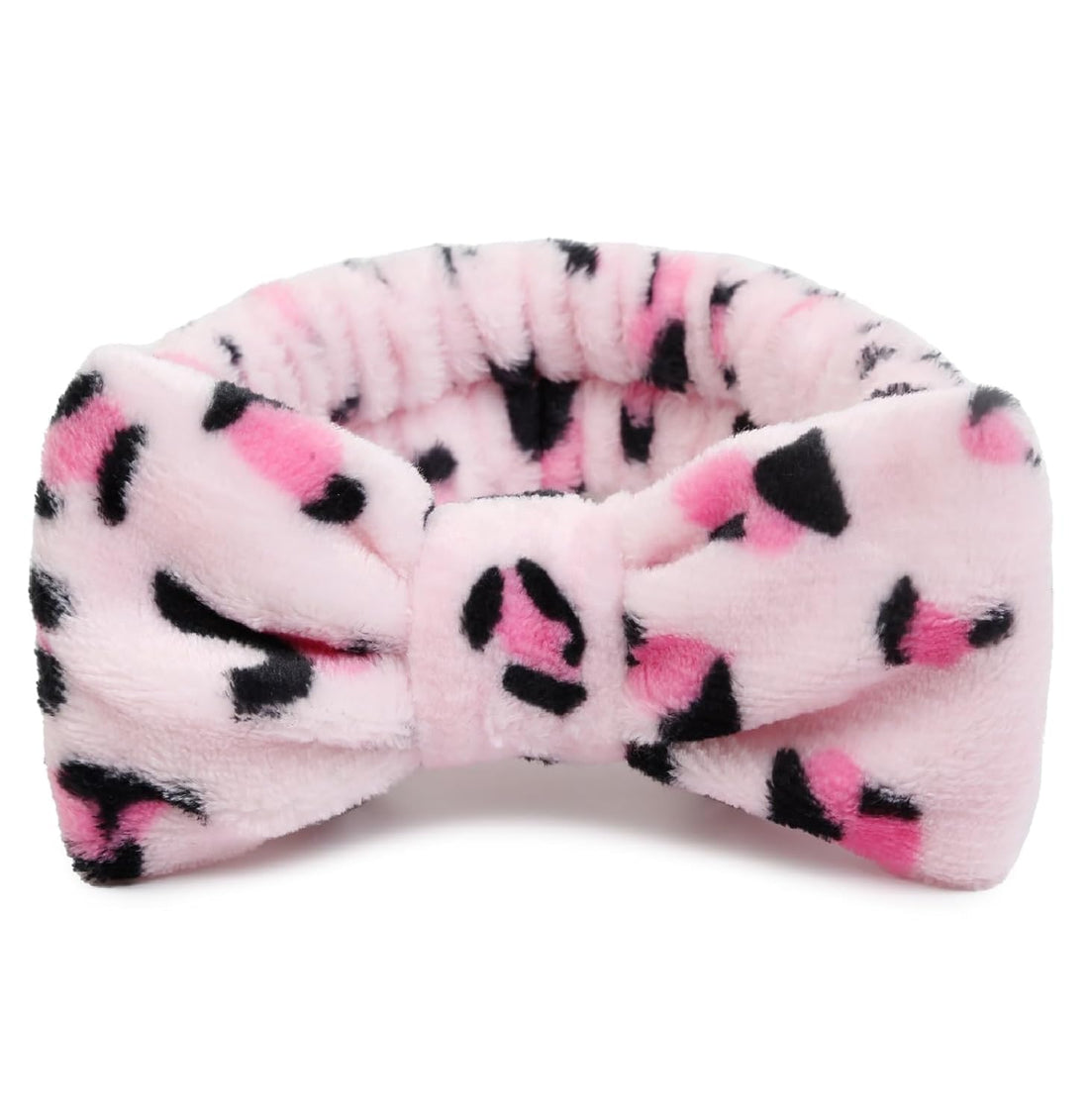 Soft Microfiber Spa Headbands for Women Washing Face, Cute Skincare Headband with Bow, Face Wash Headbands for Teen Girls, Party Favors Bow Hair Band (N-1)