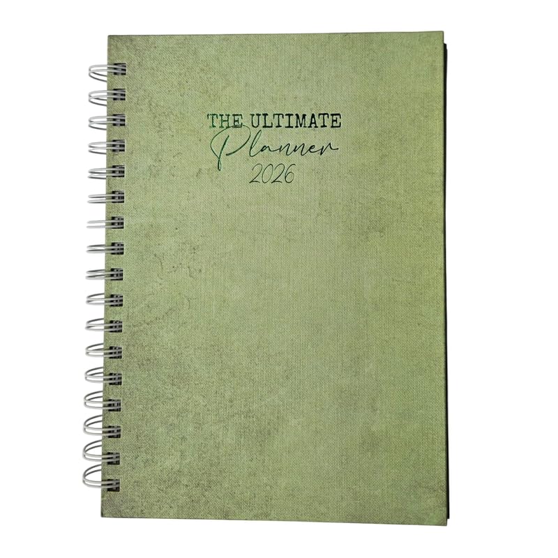 Advaya The Ultimate Planner 2026 - Antique green (Hardcover)