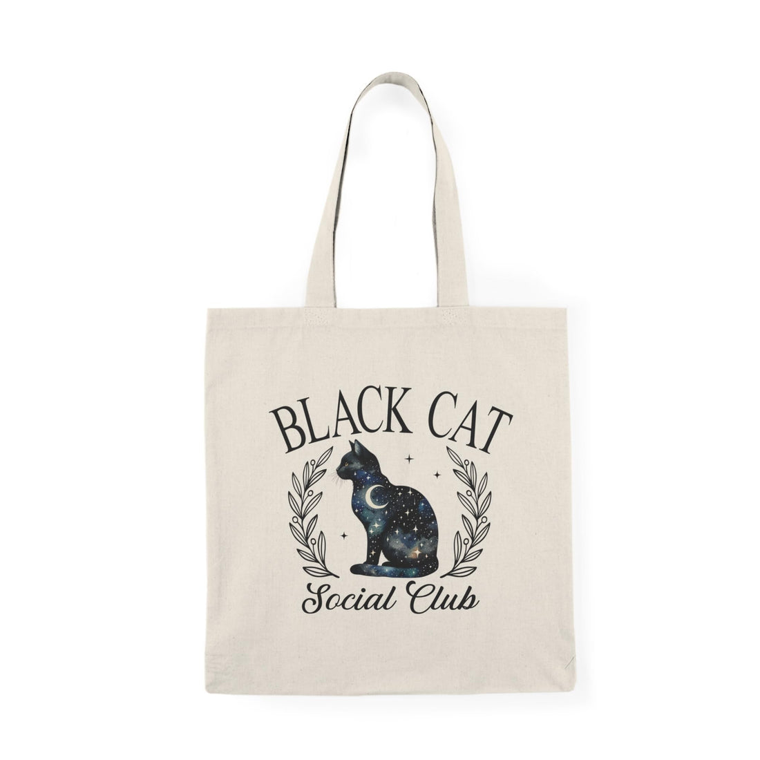 Tote Bag Canvas Zipper Heavy Duty Canvas Halloween-Black-Cat Tote Bag-20 With Zipper