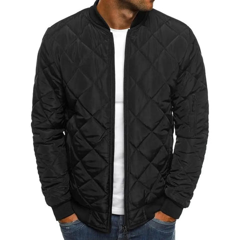 Men's Waterproof Jacket With Zipper And Distinctive Design