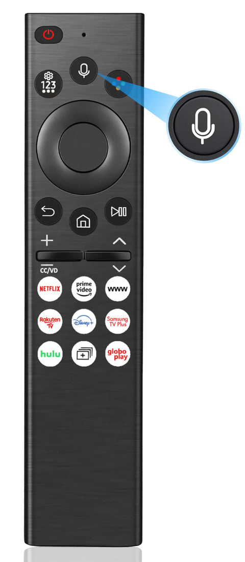 Voice Remote Replacement for Samsung Smart TV, Compatible for All Samsung Smart Curved Frame QLED LED LCD 8K 4K TVs, with Voice Function