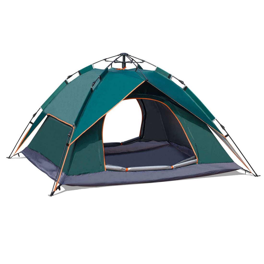 NUKied Pop Up Camping Tent for Outdoor Beach Shade Family Tents for 3-4 Person Portable Instant Automatic Easy Setup Tent Rainproof Windproof Sun Shelter