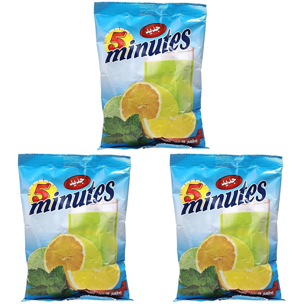 5 Minutes Lemon and mint juice bag - 250gm (Pack of 3)