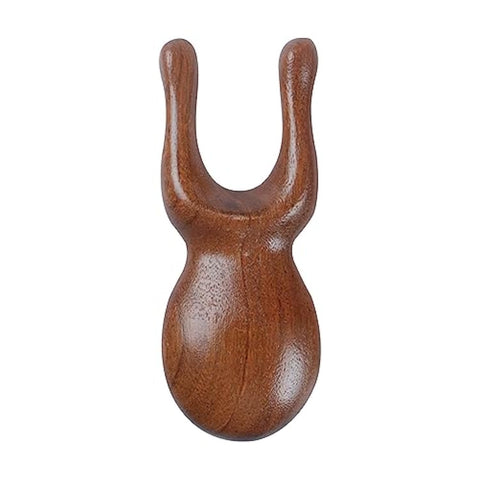 OULIGET Natural Wooden Nose Guasha Massage Tools Anti-Static, Eyes Facial Wood Gua Sha Tool,face Manual Massager Tool, Multifunctional Handheld Meridians Acupoint Massage Tool,1 Pieces.