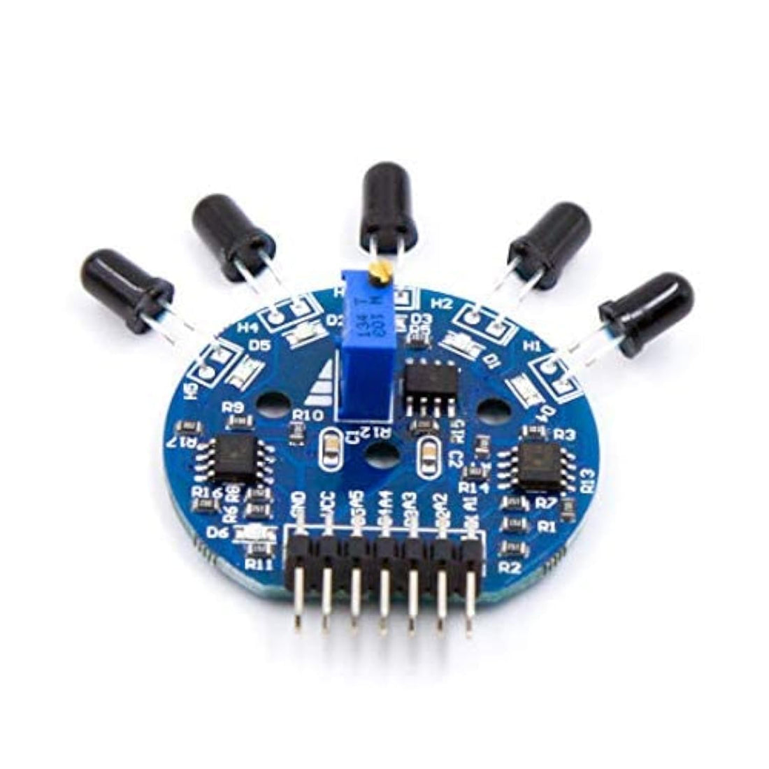 5 Channel Flame Sensor Module for Robot Fire Alarm