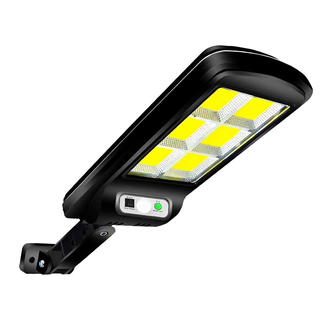 Motion Sensor Light - Solar Powered 120 LED, IP65 Waterproof, 500 Lumens, 3 Lighting Modes, 8-10 Hours, Black for Outdoor Lawn, Garage, Balcony