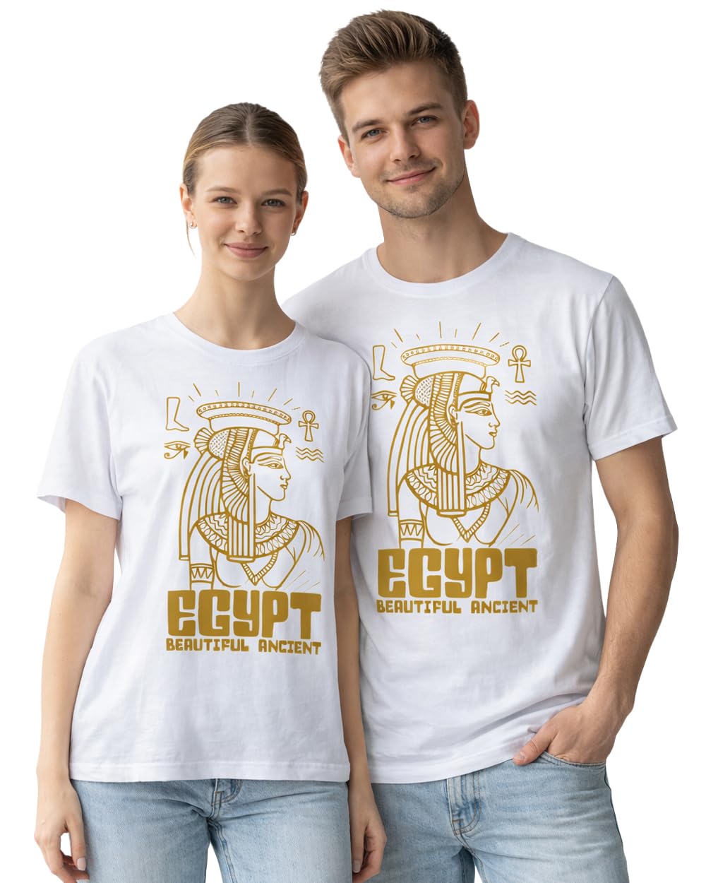 Wilo Cleopatra T-Shirt for Unisex, Short Sleeve, Round Neck, Regular Fit