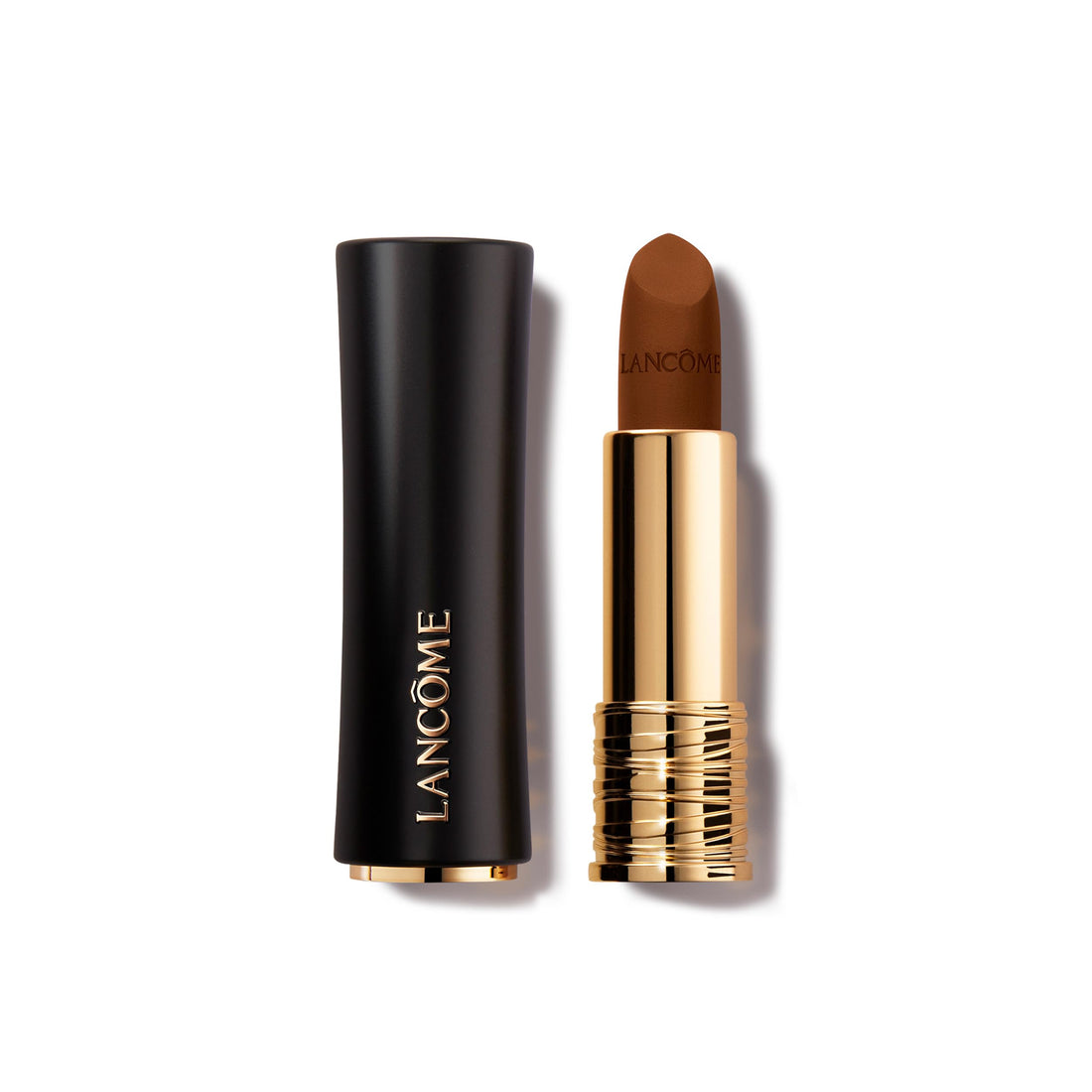 Lancôme L'Absolu Rouge Drama Matte Lipstick - Bold Matte Finish - Lasting Comfort & Hydration - 208 Exhilarating Brown