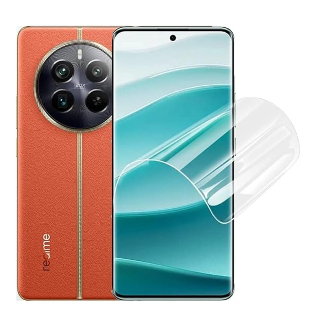 BESHYAKA Flexible Hydrogel Screen Protector Compatible with Realme 12 Pro Plus - Full Coverage, bubble-Free, Easy to install, Ultra-Soft, Dust Resistant - Not A Glass (One Piece)