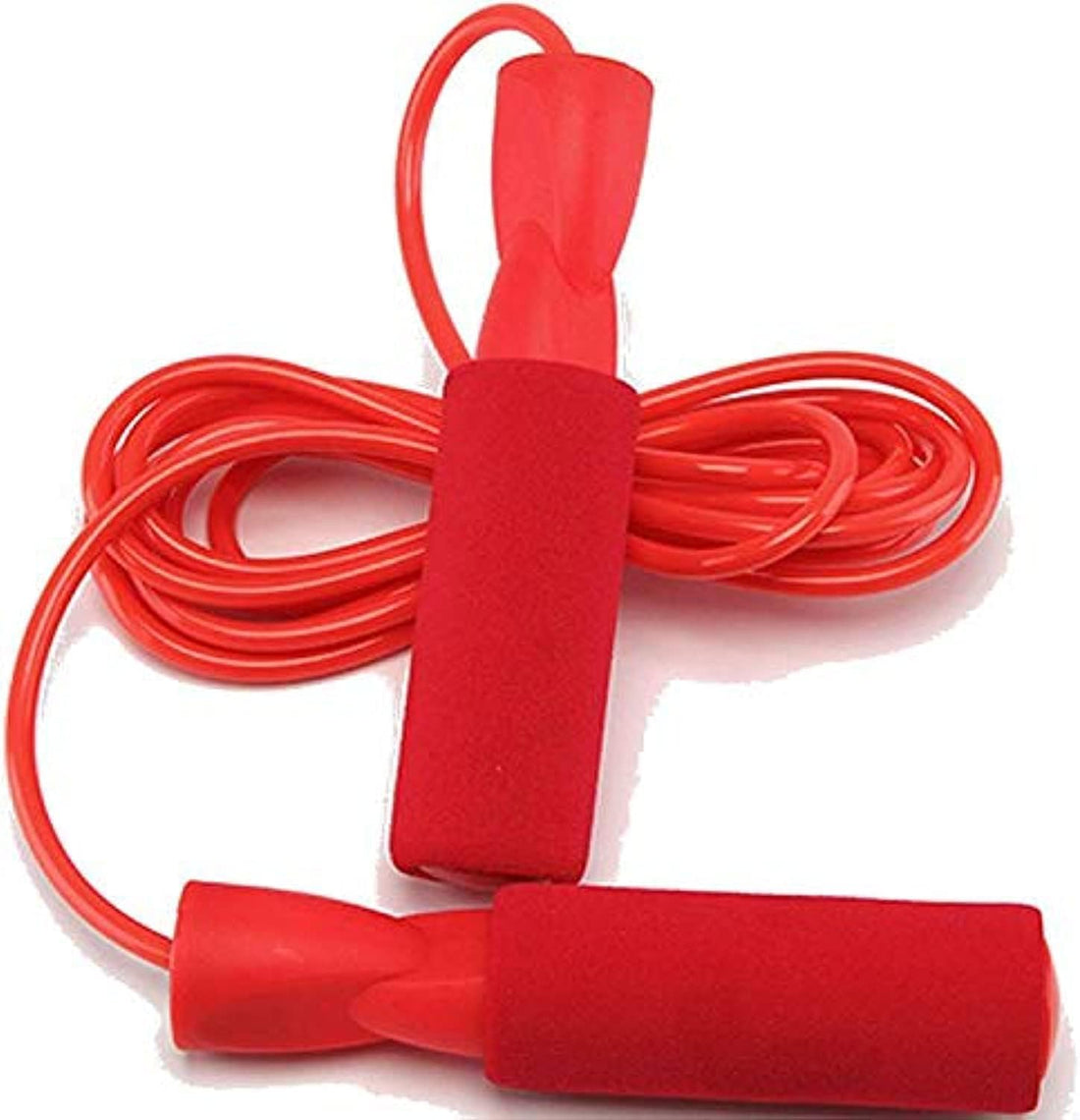 Generic 2.7M Skipping Jump Skipping Rope Weights with Ball Bearings Boxing Jumping Red