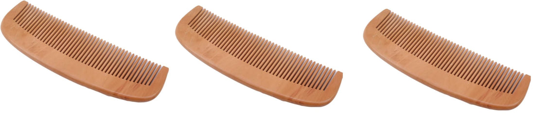 Personal Care Supplies (3-Piece Wooden Comb Detangling Hair and Beard Comb for Women and Men)