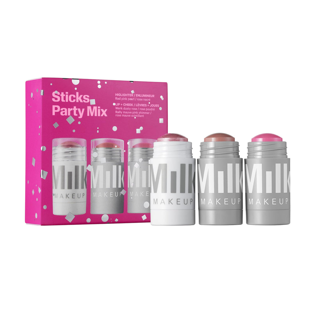 MILK MAKEUP Sticks Party Mix Cream Blush + Highlighter Set