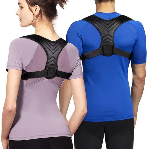 5-Star Comfortable Posture Corrector for Men, Women and Teenagers, adjustable, breathable corrector with Elastic Support Upper Back Brace, Shoulder, Lumbar Support Belt-Corset, Fits Discreetly Under