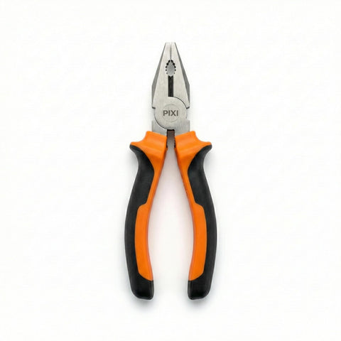 Universal 8" Pliers | Chrome Vanadium Steel | Ergonomic Handle for Wire Cutting & Textured Grip