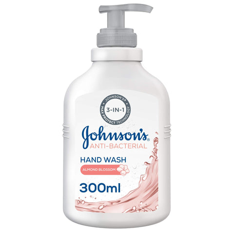 Johnson's Hand Wash Anti-Bacterial Almond Blossom 300ml