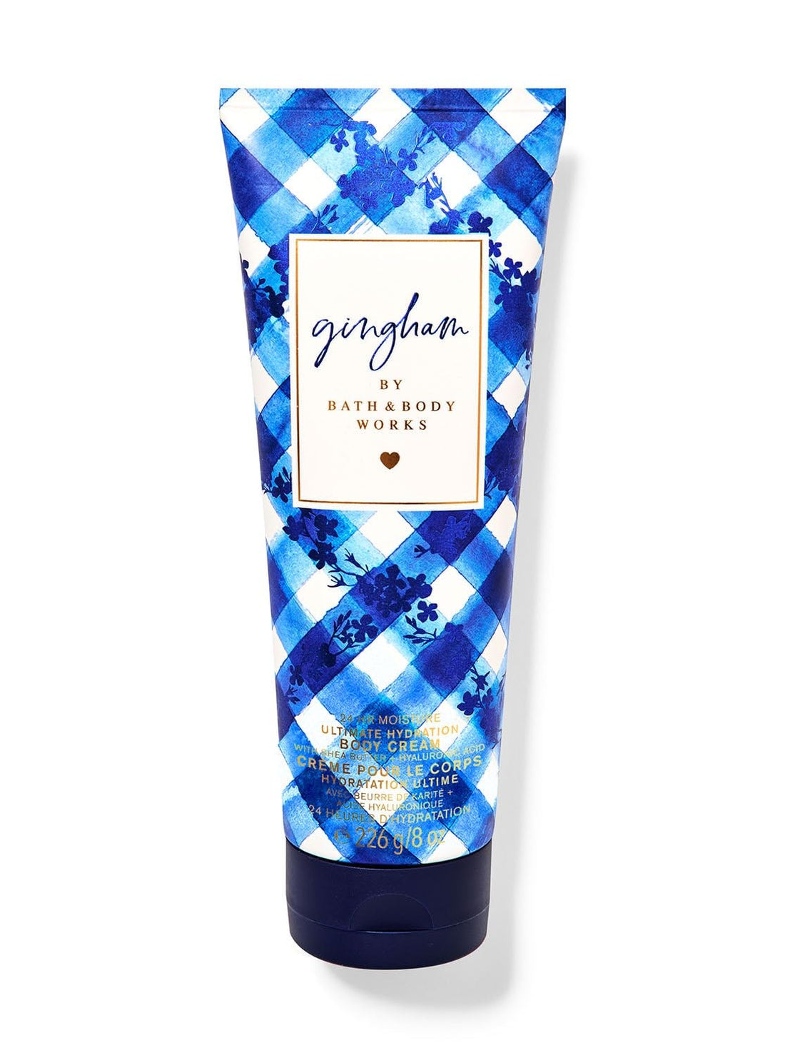 Bath and Body Works Gingham Ultimate Hydration Body Cream |226 g / 8 oz |Ultimate Hydration Body Cream|Fresh Fragrance|For Women