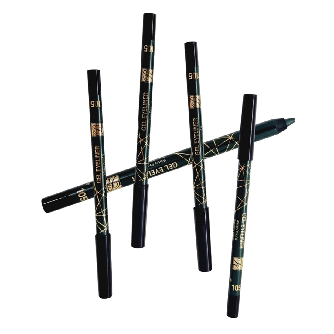 ROSE BERRY Gel Eyeliner Dark Green, Water Proof, Smudge Proof, Net Wt. 0.042 oz 1.2g