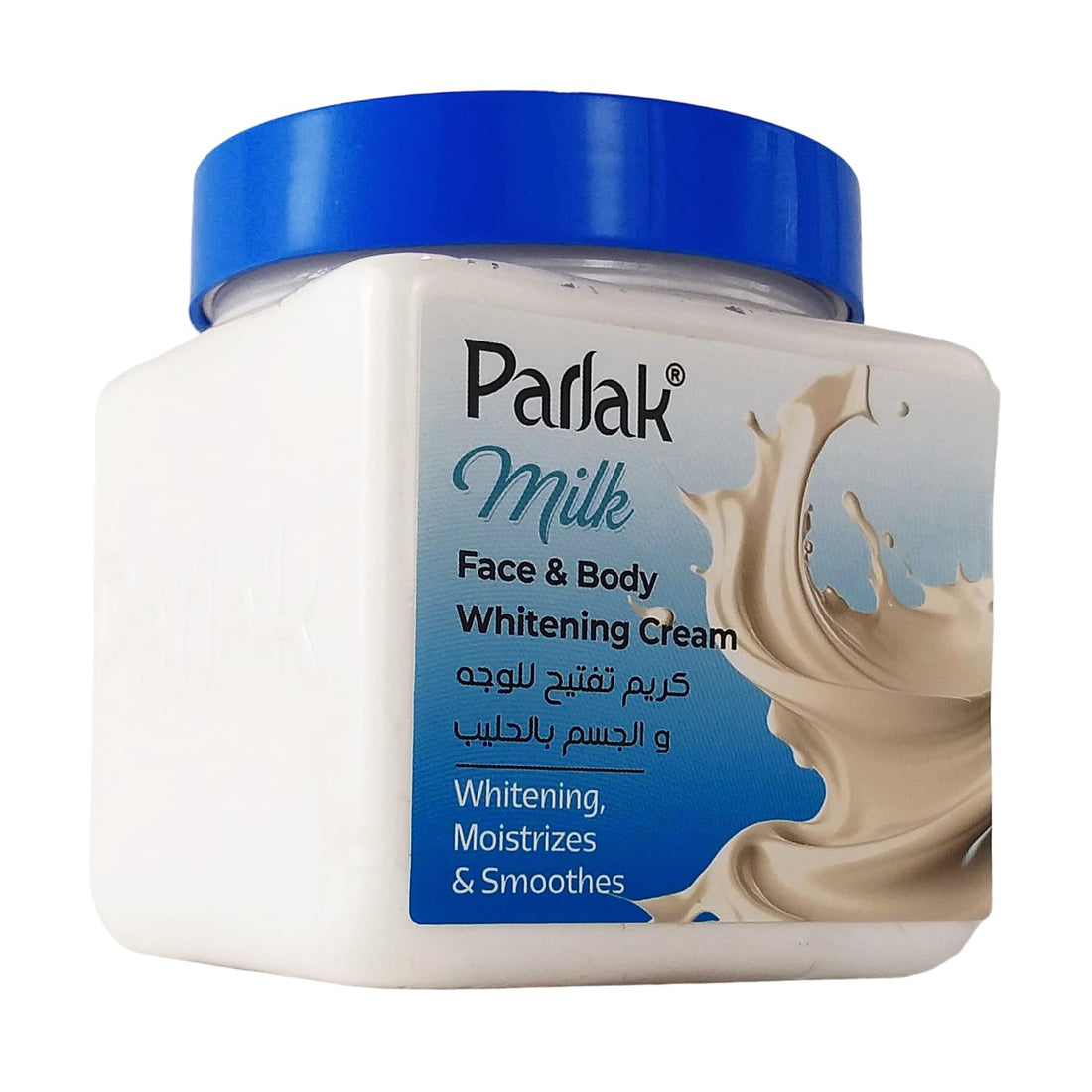 Parlak Face And Body lightening Cream with Milk, 650 Gm - Blue
