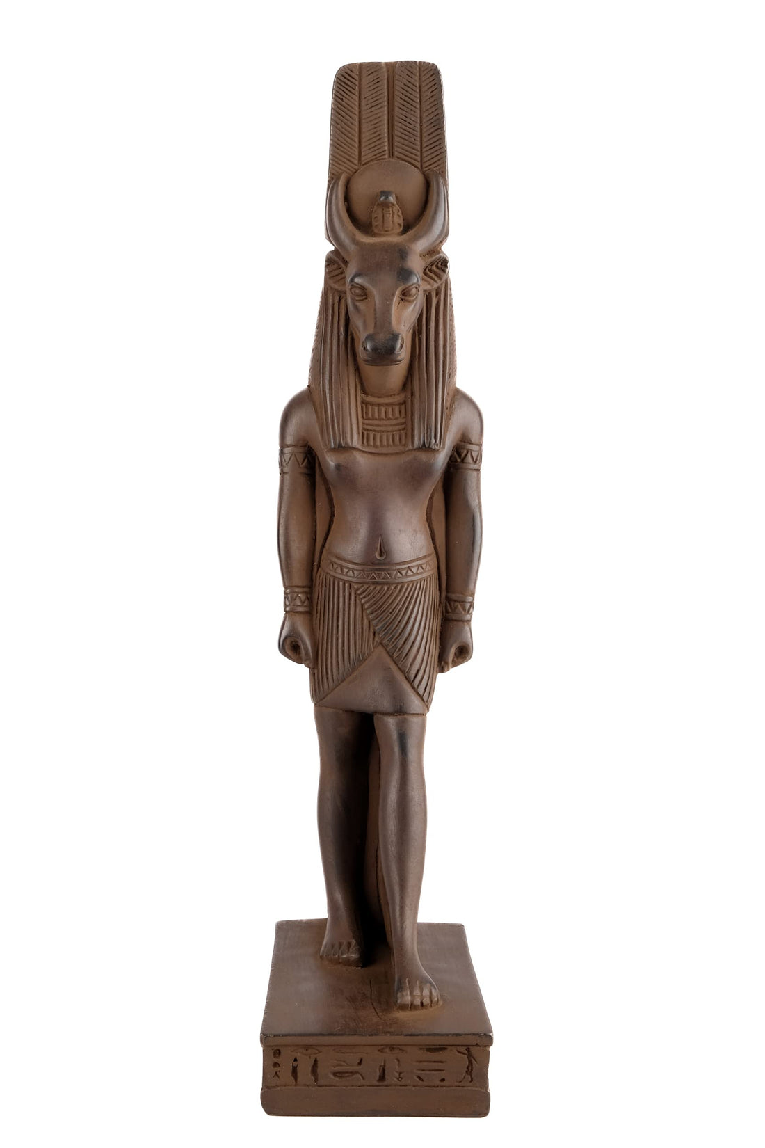 Statue Montu god of War lord of Medamud, depicted with a bull’s head. Large Matt finish made in Egypt.