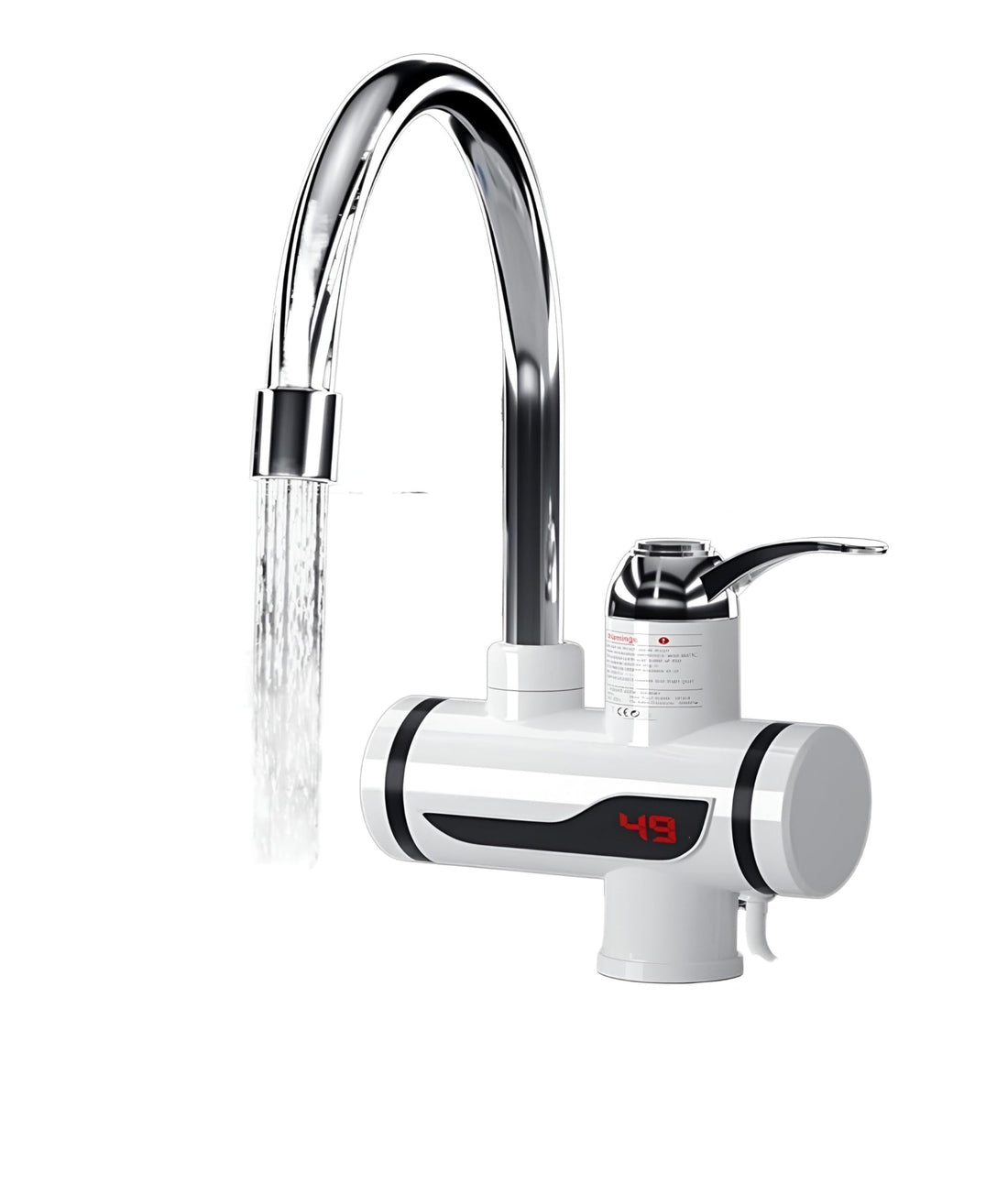 Electric Kitchen Heater 360° - Enjoy Instant Hot Water with 360° Rotating Electric Faucet, Fast Heating and Easy Installation to Meet Your Home Hot Water Needs