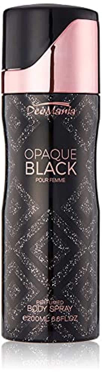 Opaque Black Perfumed Body Spray For Women - 200 ml