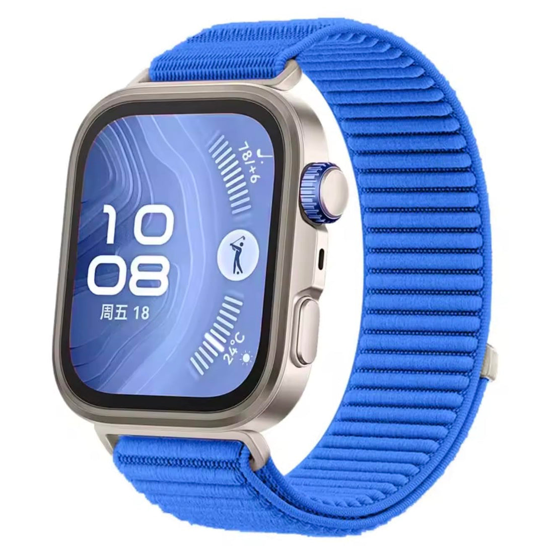 Fekra Sports Nylon Braided Loop Strap for Huawei Fit 4 Pro/Fit 4 | 3 Official Comfortable Bracelet For Huawei Watch Fit3 / Fit4 / Fit4 Pro Strap Bracelet