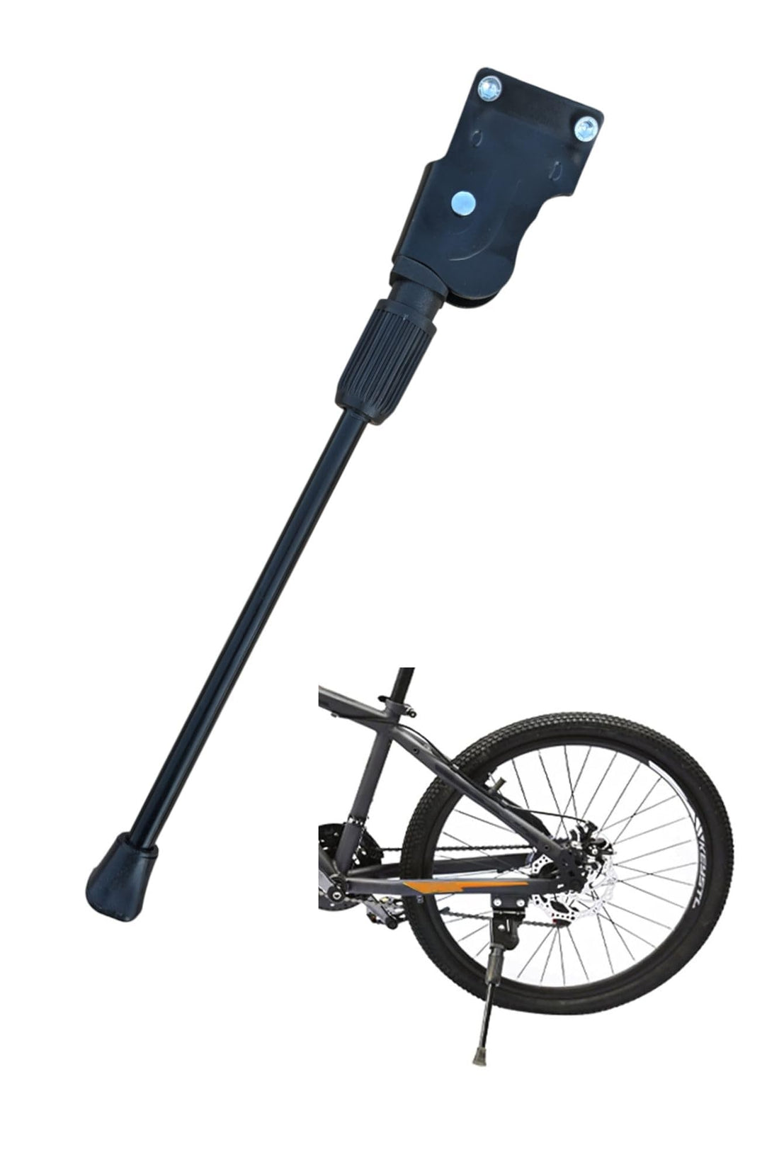 Bicycle Saddle Bicycle Side Bracket Metal Bicycle Foot Anti-Slip Rubber Feet