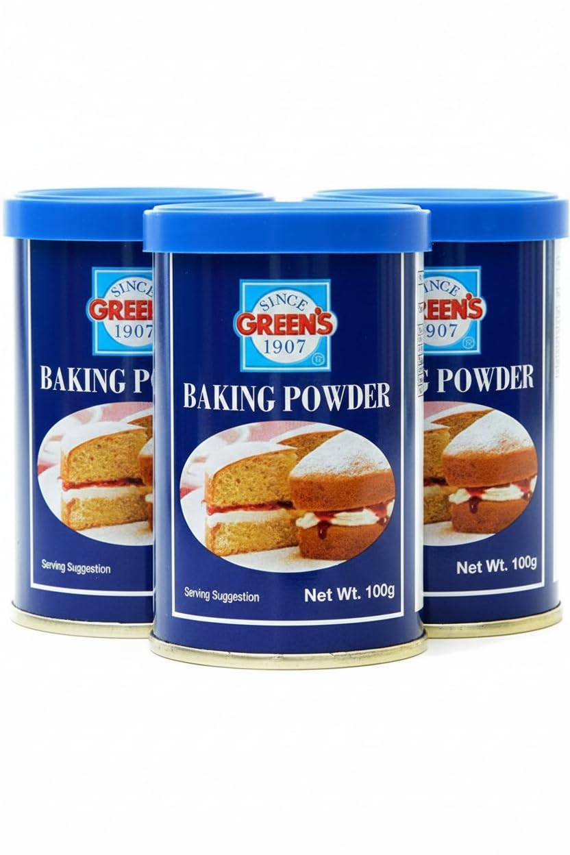 Greens Baking Powder 3 Cans, 100 gm